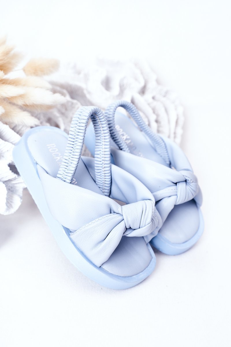 Children's Sandals With Drawstring Blue Bubble Gum
