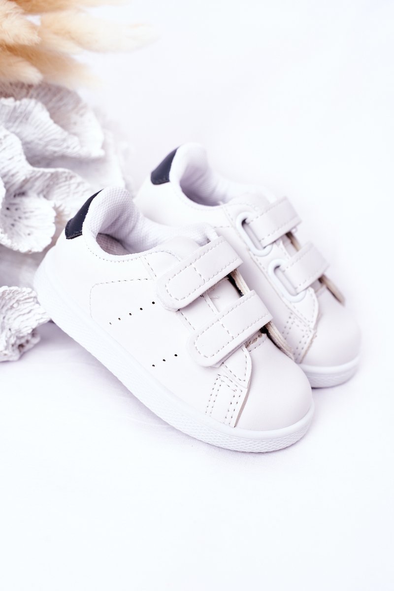 Children's Sneakers With Velcro White-Navy California