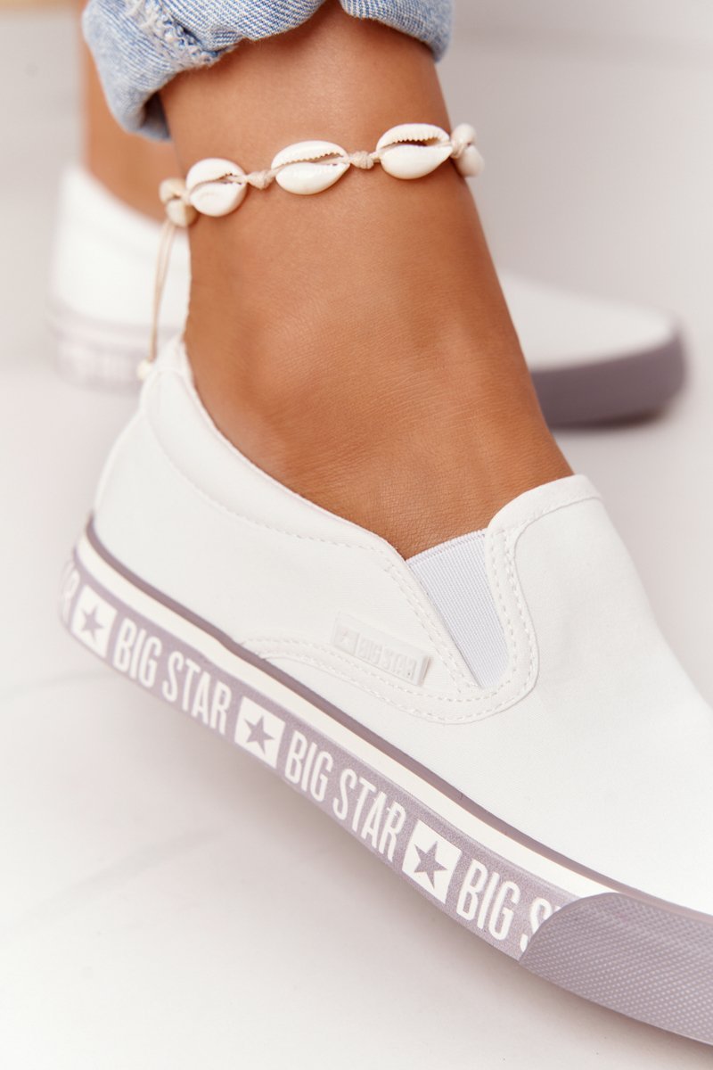 Women's Slip-on Sneakers Big Star HH2740007 White