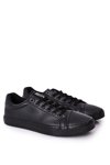 Men's Leather Sneakers Big Star HH174035 Black
